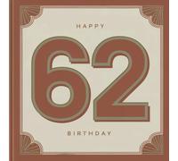 Happy Birthday 62: A Personal Birthday Book - Humorous Quotes and Inspiring Ideas for the New Year of Life