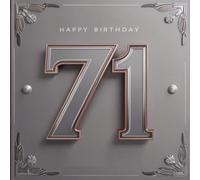 Happy Birthday 71: A Personal Birthday Book - Humorous Quotes and Inspiring Ideas for the New Year of Life
