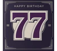 Happy Birthday 77: A Personal Birthday Book - Humorous Quotes and Inspiring Ideas for the New Year of Life