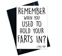 Happy Birthday Cards, marito moglie, carte divertente, fidanzato, amici, carta, Happy Birthday, carte divertente Scoregge Fun PC376