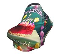 Happy Birthday - Coprisedia per passeggino, versatile, con stampa completa, appositamente progettato per il tuo bambino