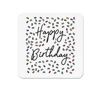 Happy Birthday Coriandoli Frigo Magnete - Divertente 18th 21st 30th 40th 50th