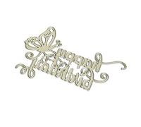Happy Birthday Die Cut per Scrapbooking Card Making Photo Album Decorativo Goffratura Carta Die Carbon Steel Cutting Dies per Cartoncino