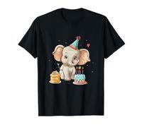 Happy Birthday Elephant for a Day of Big Fun and Party Maglietta