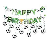 Happy Birthday, ghirlanda di compleanno per bambini, decorazione di compleanno per bambini, decorazione di compleanno per bambini, ghirlanda di compleanno (calcio)