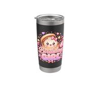 Happy Birthday Girl Kawaii Dumpling Bicchiere termico in acciaio inox doppia parete