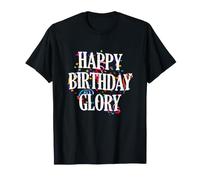 Happy Birthday Glory Surprise Party Uomini Donne Bambini Maglietta