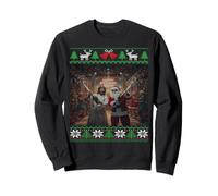 Happy Birthday Jesus + Santa Champagne Party Brutto Natale Felpa