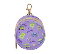 Happy Birthday Lavanda Auto Orso Neonato Ragazzo Viaggio Ciuccio Holder con Cerniera e Clip Cambiare Borsa Portachiavi, Articoli Per Bambini Contenitore Box estuche para chupones