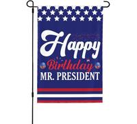 Happy Birthday Mr President Garden Flag Happy Birthday Mr President Yard Sign House Flag Double Sided No Flagstand P2