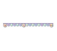 Peppa Pig - Striscione di carta FSC con scritta "Happy Birthday", lunghezza 2 m