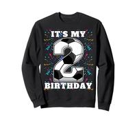 Happy Birthday Soccer Squad - Maglietta per Il Secondo Compleanno Felpa