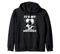 Happy Birthday Soccer Squad - Maglietta per Il Secondo Compleanno Felpa con Cappuccio