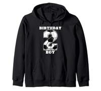 Happy Birthday Soccer Squad - Maglietta per Il Secondo Compleanno Felpa con Cappuccio