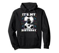 Happy Birthday Soccer Squad - Maglietta per Il Secondo Compleanno Felpa con Cappuccio