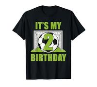 Happy Birthday Soccer Squad - Maglietta per il secondo compleanno Maglietta