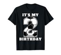Happy Birthday Soccer Squad - Maglietta per Il Secondo Compleanno Maglietta