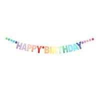 Happy Birthday Striscione, Festone Buon Compleanno, Striscione Buon Compleanno, Happy Birthday Decorazioni, Scritta Buon Compleanno da Appendere, Birthday Banner di Buon Anno per Adulti e Bambini