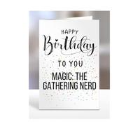 Happy Birthday To You Magic: The Gathering Nerd Card, Regali per uomini, donne, regali per uomo, donna o persona, biglietto di auguri, divertente, scherzo, sciocco, bavaglio, A5-127a_242