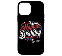 Happy Birthday USA 250th - America's Anniversary 2026 Custodia per iPhone 12 mini