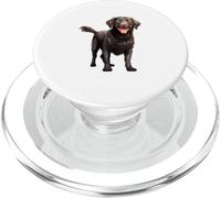 Happy Black Labrador Retriever Amanti dei cani PopSockets PopGrip per MagSafe