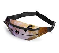 Happy Boy And Cat Happy Boy And Cat Fanny Pack, sportivo per bambini adulti per uomo donna