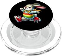 Happy Bunny Jump Day Rainbow Adventure PopSockets PopGrip per MagSafe