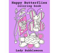 Happy Butterflies coloring book