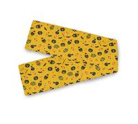Happy Candy - Runner da tavolo colorato con decorazioni per Halloween e Halloween, 33 x 177,8 cm, decorazione autunnale per baby shower, riutilizzabile, lunghezza 177,8 cm
