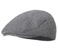 Happy Cherry Bambini Berretto Piatto Coppola Elegante Basco Ragazzi Cappello Vintage Retro Traspirante Morbido Estiva Flat cap Nero-Bianco 54cm/5-10 Anni