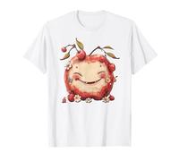 Happy Cherry Graphic for Girls Summer Vacation Funny Fruit Maglietta