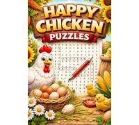 Happy Chicken Puzzles: Fun & Relaxing Farm-Themed Word Search for All Ages | Cute Chickens, Easy Puzzles & Brain-Boosting Fun