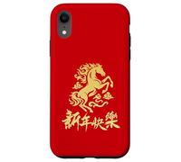 Happy Chinese Lunar Year 2026 Horse Chinese New Horse Year Custodia per iPhone XR