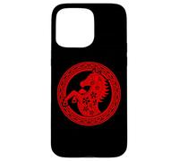 Happy Chinese New Year Art 2026 Circle Year of the Horse Custodia per iPhone 15 Pro Max