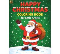 Happy Christmas Coloring Book: A Festive Coloring Book with Single-Sided Pages and Creative Navigation Miniatures