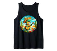 Happy Cinco de Mayo Chitarra Dinosauro Canotta