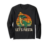Happy Cinco De Mayo Dino T-Rex Mexican Fiesta Bambino Bambino Bambino Maglia a Manica