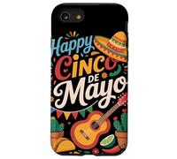Happy Cinco De Mayo Sombrero Festival Messicano Colorato Custodia per iPhone SE (2020) / 7 / 8