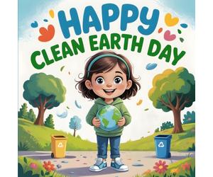 Happy Clean Earth Day Book for Kids: An Educational Children’s Book About Helping the Environment, Recycling and Caring for The Planet