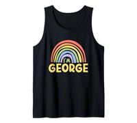 Happy Colorful I'm George Rainbow Pride First Name Canotta
