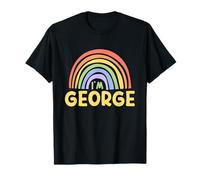 Happy Colorful I'm George Rainbow Pride First Name Maglietta