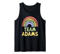 Happy Colorful Team Adams Rainbow Pride Green Yellow Canotta