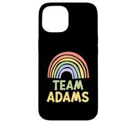 Happy Colorful Team Adams Rainbow Pride Green Yellow Custodia per iPhone 15