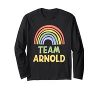 Happy Colorful Team Arnold Rainbow Pride Green Yellow Maglia a Manica
