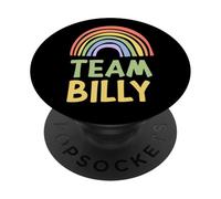 Happy Colorful Team Billy Rainbow Pride Green Yellow PopSockets PopGrip Adesivo
