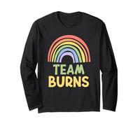 Happy Colorful Team Burns Rainbow Pride Green Yellow Maglia a Manica