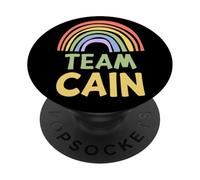 Happy Colorful Team Cain Rainbow Pride Green Yellow PopSockets PopGrip Adesivo