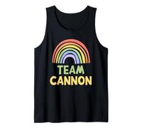 Happy Colorful Team Cannon Rainbow Pride Green Yellow Canotta