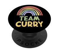 Happy Colorful Team Curry Rainbow Pride Green Yellow PopSockets PopGrip Adesivo