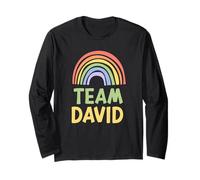 Happy Colorful Team David Rainbow Pride Green Yellow Maglia a Manica